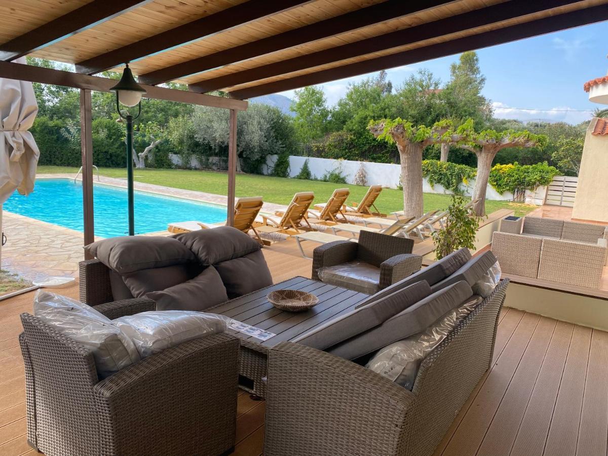 Relaxing Villa With Swimming Pool And Garden Agios Georgios  Exteriér fotografie