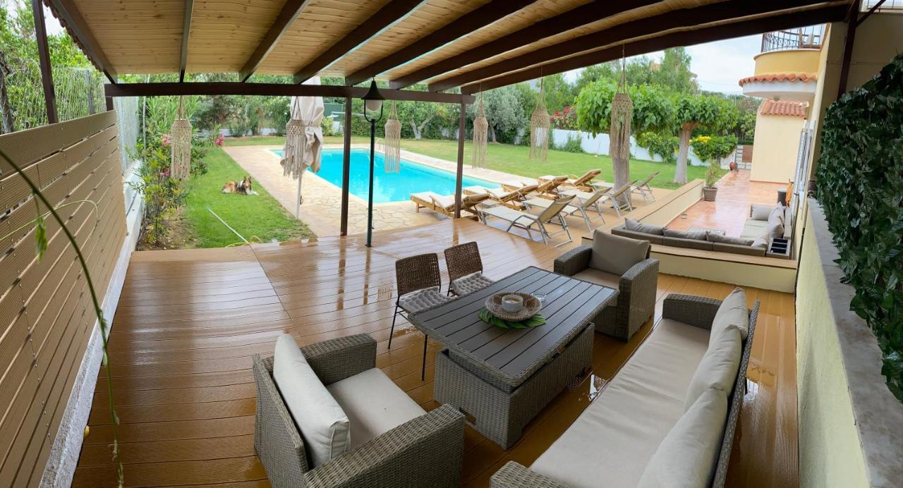 Relaxing Villa With Swimming Pool And Garden Agios Georgios  Exteriér fotografie